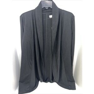 New Directions Studio Cardigan Sweater Women's Medium Black Long Sleeve NWT